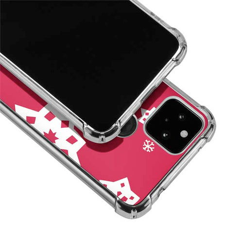 Elf OMG Santas Coming Google Pixel 5 Clear Case
